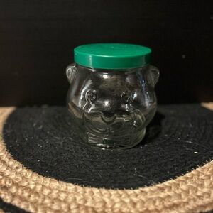 Vintage Kraft Glass Bear Jar